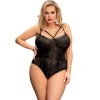 QUEEN LINGERIE TEDDY ENCAJE NEGRO QUEEN PLUS