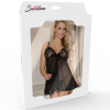 SUBBLIME BABYDOLL CON LACITOS NEGRO S/M