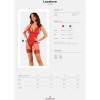 OBSESSIVE - LACELOVE CORSET ROJO XL/XXL