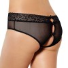 QUEEN LINGERIE PANTIES CON ABERTURA TRASERA S/M