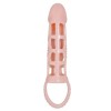 BAILE FUNDA EXTENSORA PENE CON VIBRACION Y STRAP 13.5 CM