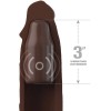 PIPEDREAMS SLEEVE 22,86 CM + 7,62 CM PLUG REMOTE BROWN