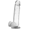 XRAY CLEAR DILDO REALISTA TRANSPARENTE 22CM X 4.6CM