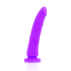 DELTA CLUB TOYS DILDO LILA SILICONA MEDICA 17 X 3 CM