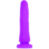 DELTA CLUB TOYS DILDO LILA SILICONA MEDICA 23 X 4.5 CM