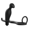 ADDICTED TOYS  PLUG ANAL CON ANILLO SILICONA NEGRO