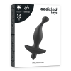 ADDICTED TOYS  MASAJEADOR ANAL CON VIBRACIÓN NEGRO