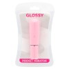 GLOSSY POCKET VIBRADOR ROSA