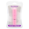 GLOSSY POCKET VIBRADOR ROSA INTENSO