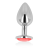 OHMAMA PLUG ANAL CON CRISTAL ROJO 7 CM