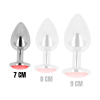 OHMAMA PLUG ANAL CON CRISTAL ROJO 7 CM