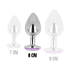 OHMAMA PLUG ANAL CON CRISTAL VIOLETA 8 CM