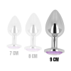 OHMAMA PLUG ANAL CON CRISTAL VIOLETA 9 CM