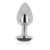 OHMAMA PLUG ANAL CON CRISTAL NEGRO 8 CM