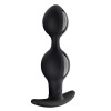 FUN FACTORY - B BALLS DUO ANAL PLUG WITH MOTION GREY BLACK