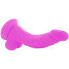 DIVERSIA DILDO FLEXIBLE CON VIBRACION 21.5 CM - LILA