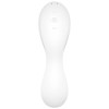 SATISFYER CURVY TRINITY 5 ESTIMULADOR Y VIBRADOR APP - BLANCO