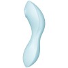 SATISFYER CURVY TRINITY 5 ESTIMULADOR Y VIBRADOR APP - AZUL