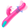 HAPPY LOKY PLUTO RABBIT VIBRATOR & ROTATOR COMPATIBLE CON WATCHME WIRELESS TECHNOLOGY