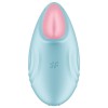 SATISFYER TROPICAL TIP VIBRADOR LAY-ON - AZUL