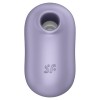 SATISFYER PRO TO GO 2 ESTIMULADOR Y VIBRADOR DOBLE - VIOLETA