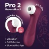 SATISFYER PRO 2 GENERACIÓN 3 - GRANATE   BLUETOOTH &  APP