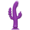 INTENSE™ - CASANOVA VIBRADOR RABBIT SILICONA TRIPLE MOTOR MORADO