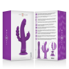 INTENSE™ - CASANOVA VIBRADOR RABBIT SILICONA TRIPLE MOTOR MORADO