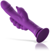 INTENSE™ - CASANOVA VIBRADOR RABBIT SILICONA TRIPLE MOTOR MORADO