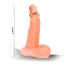 ARNES CON PENE REALISTICO Y BRAGUITA AJUSTABLE ULTRA PASSIONATE 15.5CM