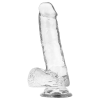 XRAY ARNÉS + DILDO REALISTA TRANSPARENTE 18.5CM X 3.8CM