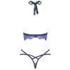 OBSESSIVE - FLOWLACE SET DOS PIEZAS S/M