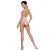 PASSION WOMAN BS088 BODYSTOCKING BLANCO TALLA UNICA