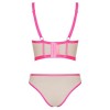 OBSESSIVE - NUDELIA SET DOS PIEZAS ROSA S/M