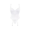 OBSESSIVE - AMOR BLANCO CORSET Y TANGA S/M