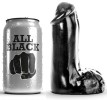 ALL BLACK DILDO REALISTICO 13CM