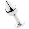 SECRETPLAY PLUG ANAL ALUMINIO  TRANSPARENTE 7CM