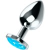 OHMAMA PLUG ANAL CON CRISTAL AZUL M