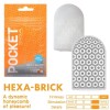 TENGA HEXA BRICK MASTURBADOR POCKET