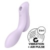 SATISFYER CURVY TRINITY 2 ESTIMULADOR Y VIBRADOR - MORADO