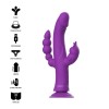 INTENSE™ - CASANOVA VIBRADOR RABBIT SILICONA TRIPLE MOTOR MORADO