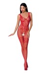 PASSION WOMAN BS069 BODYSTOCKING ROJO TALLA UNICA