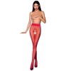 PASSION WOMAN TIOPEN 001 MEDIAS ROJO TALLA 1/2 ABERTURA