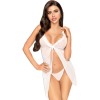 PENTHOUSE BABYDOLL AFTER SUNSET BLANCO L/XL